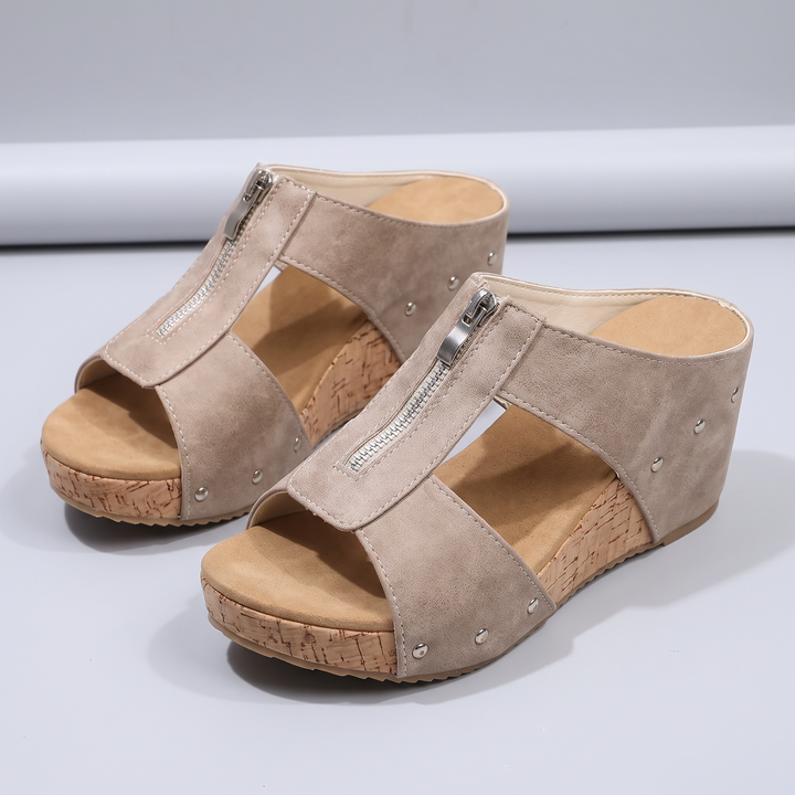 ARIA ortopediska sandaler med dragkedja