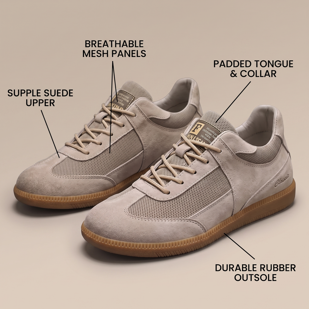 CALVINO ÄKTA LÄDER Sneakers