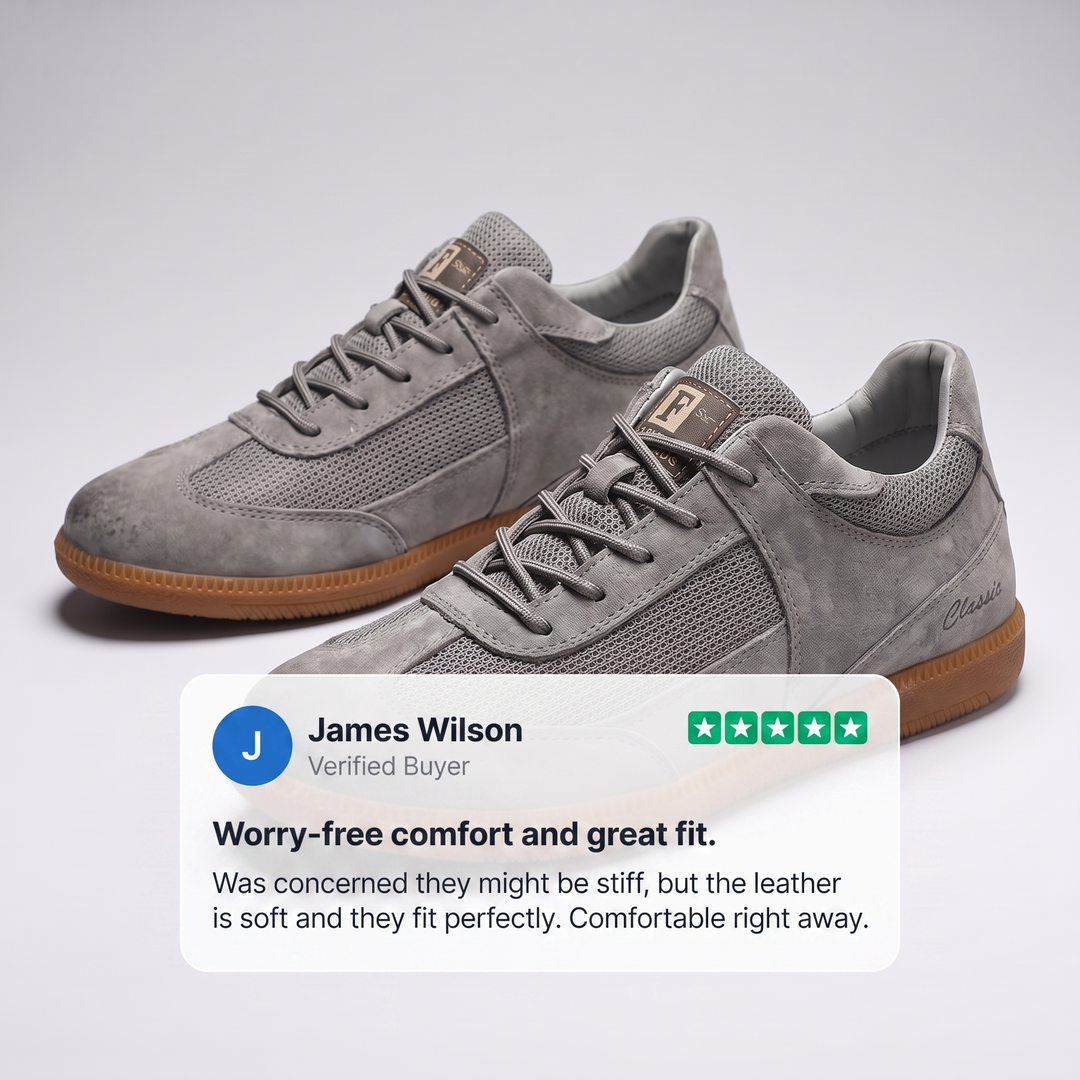 CALVINO ÄKTA LÄDER Sneakers