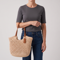CLARA HANDVÄVD TOTE-VÄSKA