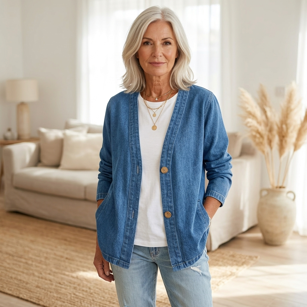AILSA AVSLAPPEN JEANSKOFTA