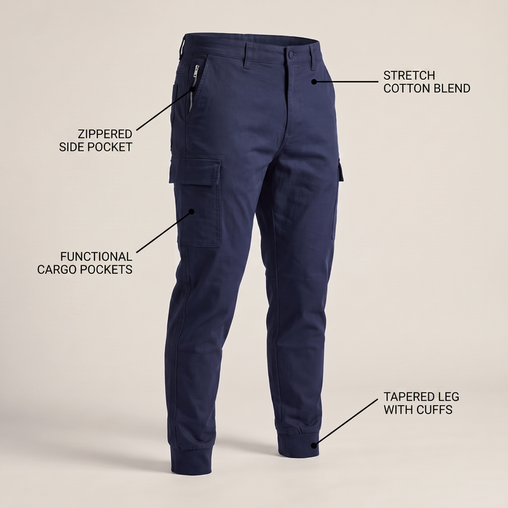 ELMSDEN PREMIUM STRETCH CARGOBYXOR