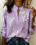 EDEN CHIC HÖGHALSAD BLUS