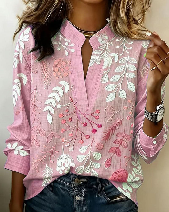 EDEN CHIC HÖGHALSAD BLUS