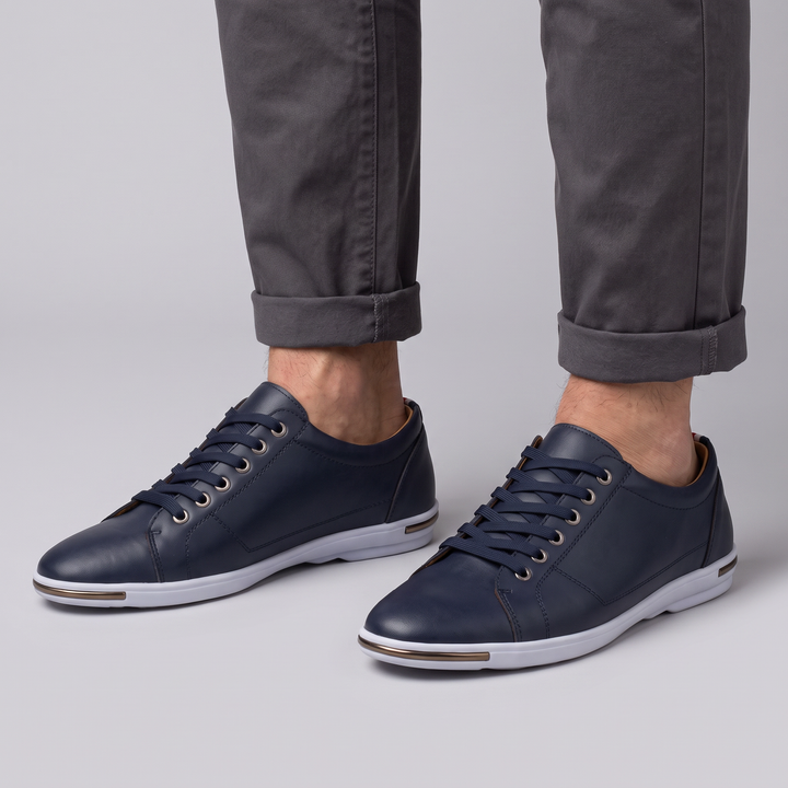 gråSON LÄDERSneakers