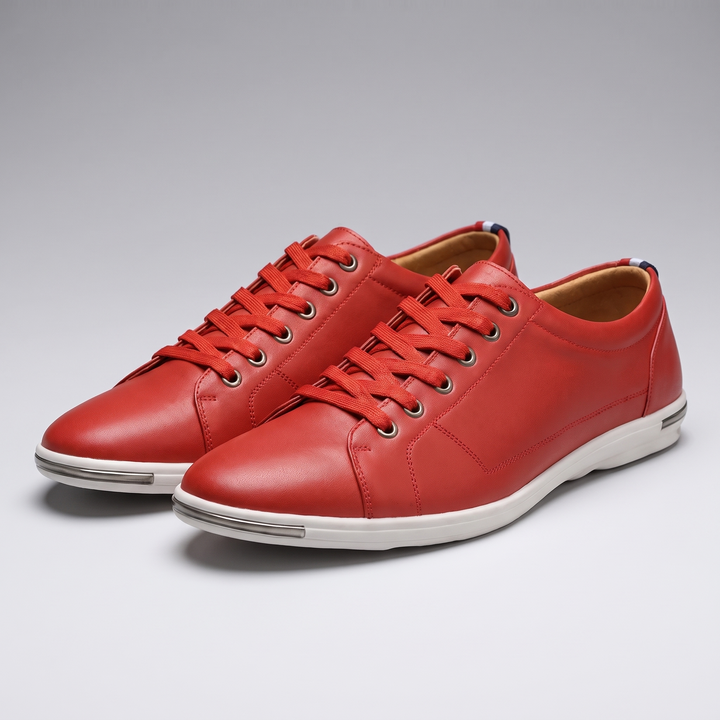 gråSON LÄDERSneakers