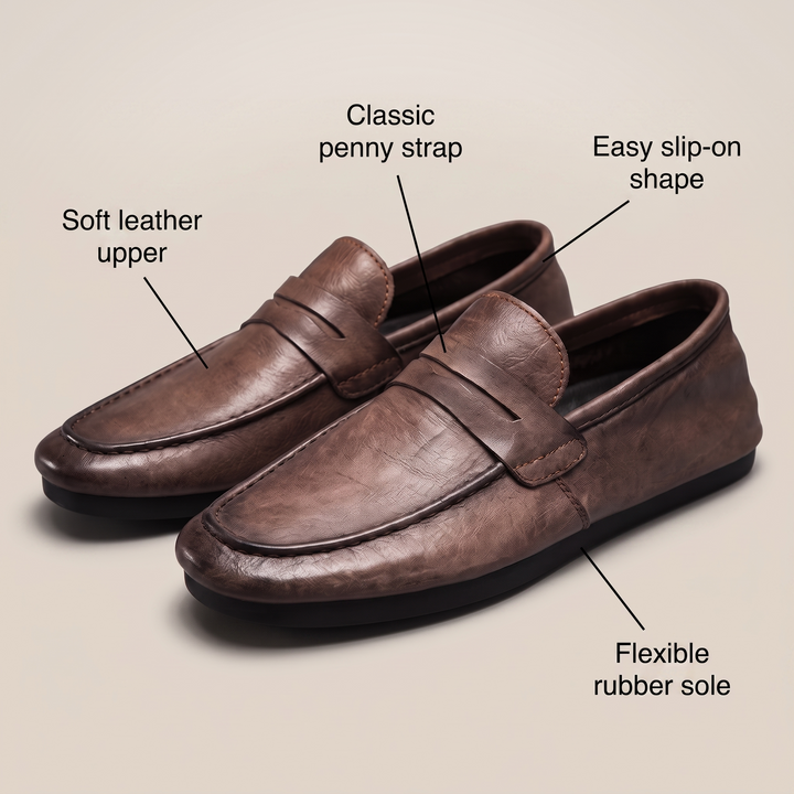 HARRINGTON PENNY LÄDERLOAFERS