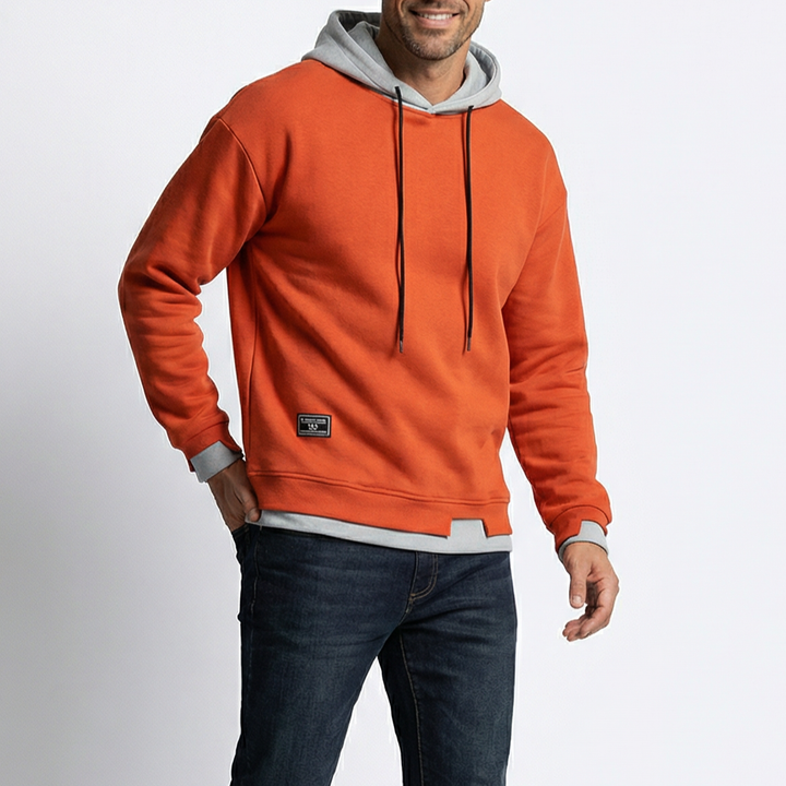 RAVON TVÅFÄRGAD HOODIE