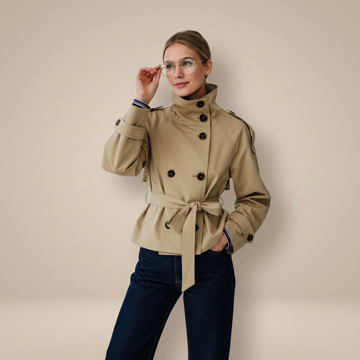 EVELYN TRENCHOKA MED SKÄLTE