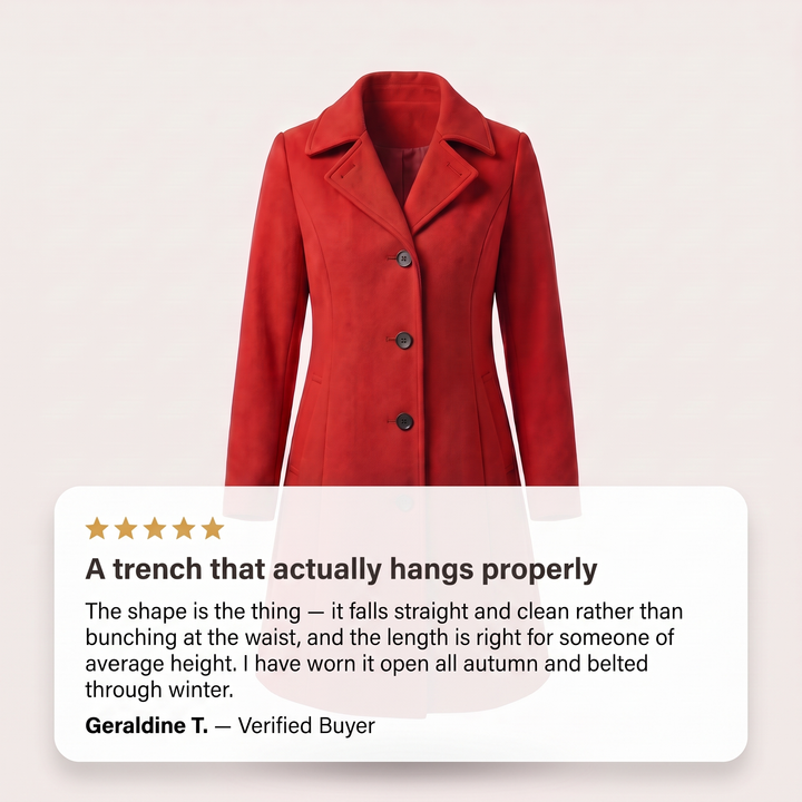 AVELINE KLASSISK TRENCHCOAT