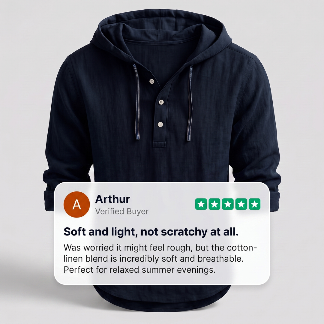HUDSON HOODIE-SKJORTA
