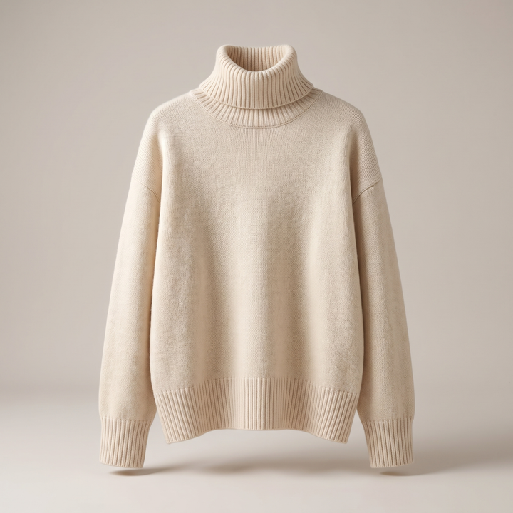 ISABELLA CASHMERE HÖG HALSAD Tröja