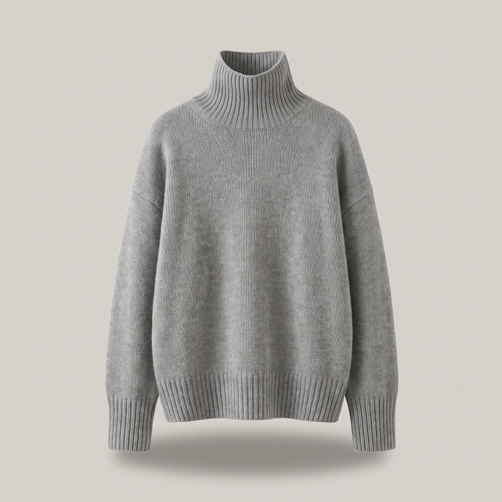 ISABELLA CASHMERE HÖG HALSAD Tröja