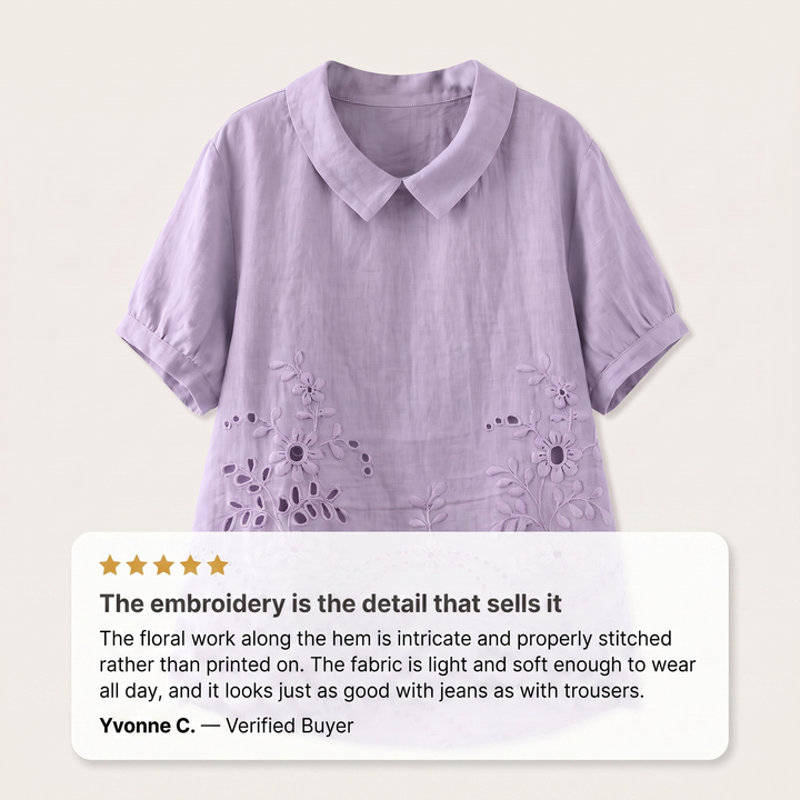 LILY BLOOM BRODERAD TOPP