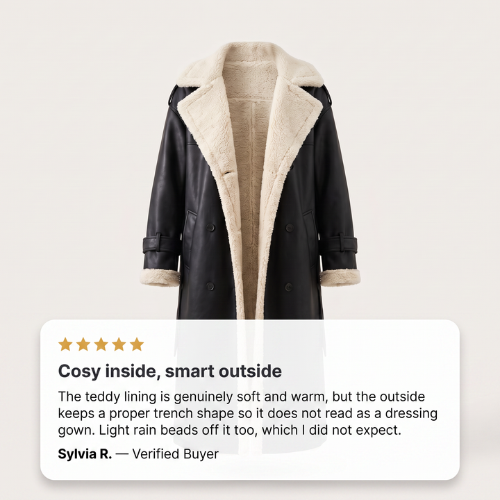 MONROE LYXIG TEDDYCOAT