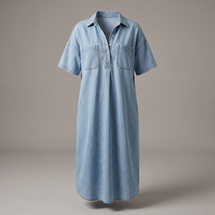 ROXLEY FICKAD JEANSSKJORTAKLÄNNING