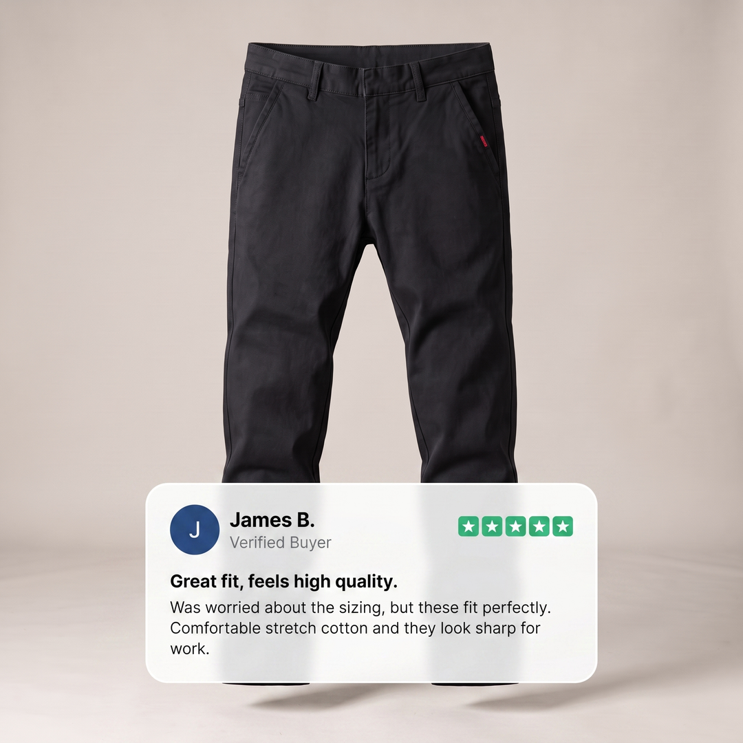 SLIM FIT-BYXOR
